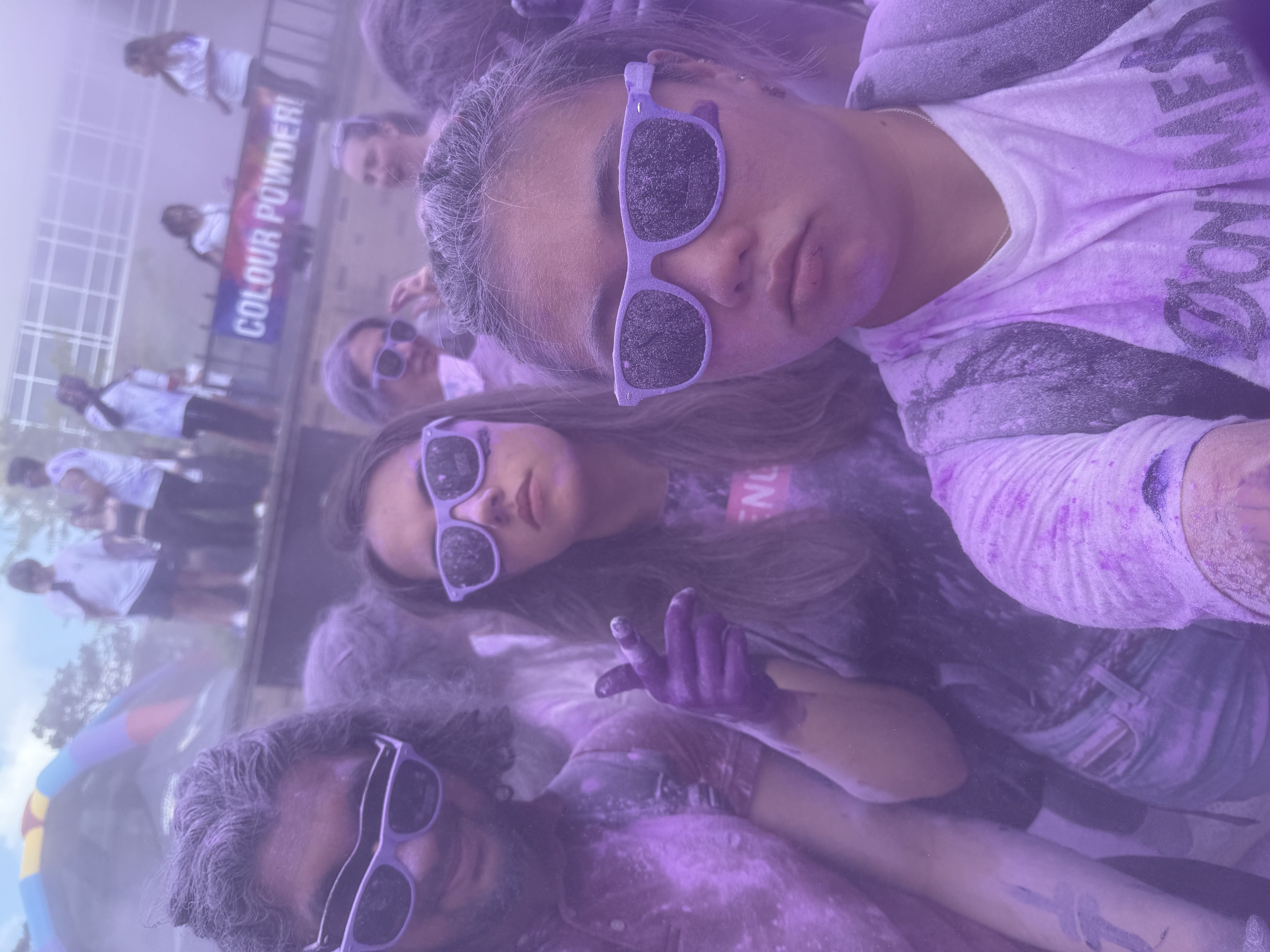 Purpling day with friends at UWaterloo